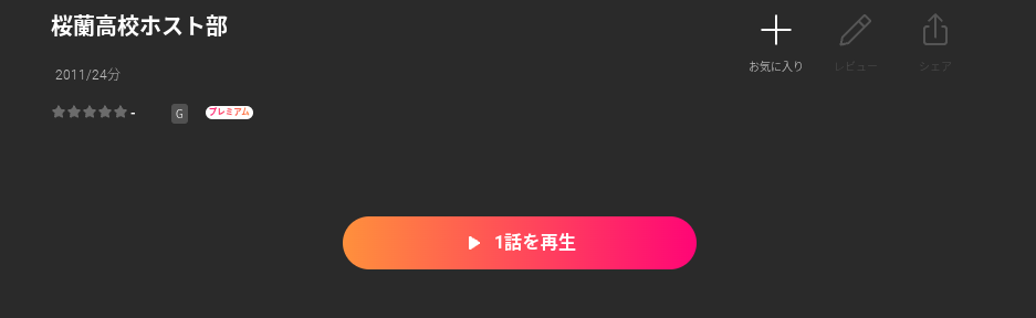 Leminoの桜蘭高校ホスト部配信画像