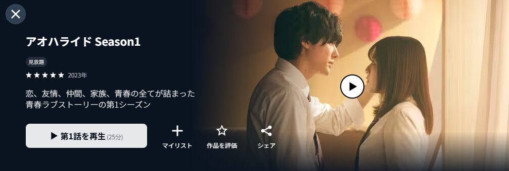 アオハライド シーズン1