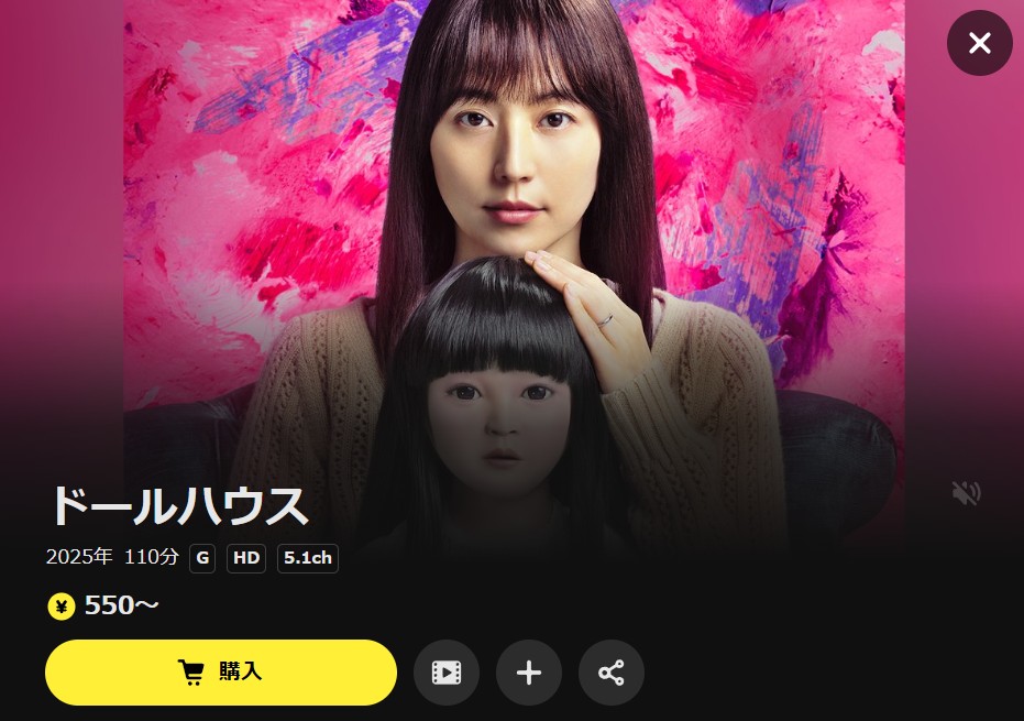 DMM TVのドールハウス配信画像