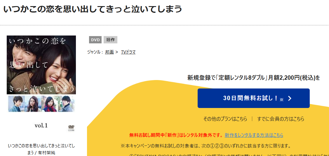 いつかこの恋を思い出してきっと泣いてしまう