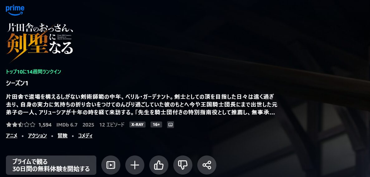 片田舎のおっさん、剣聖になる