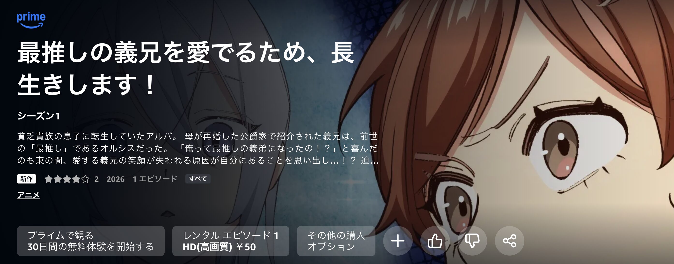 最推しの義兄を愛でるため、長生きします！