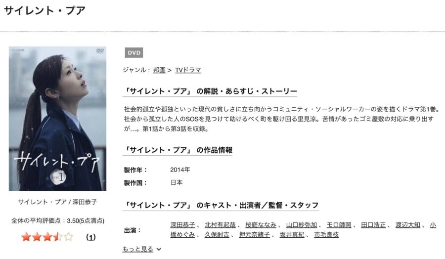 TSUTAYA DISCAS　サイレント・プア