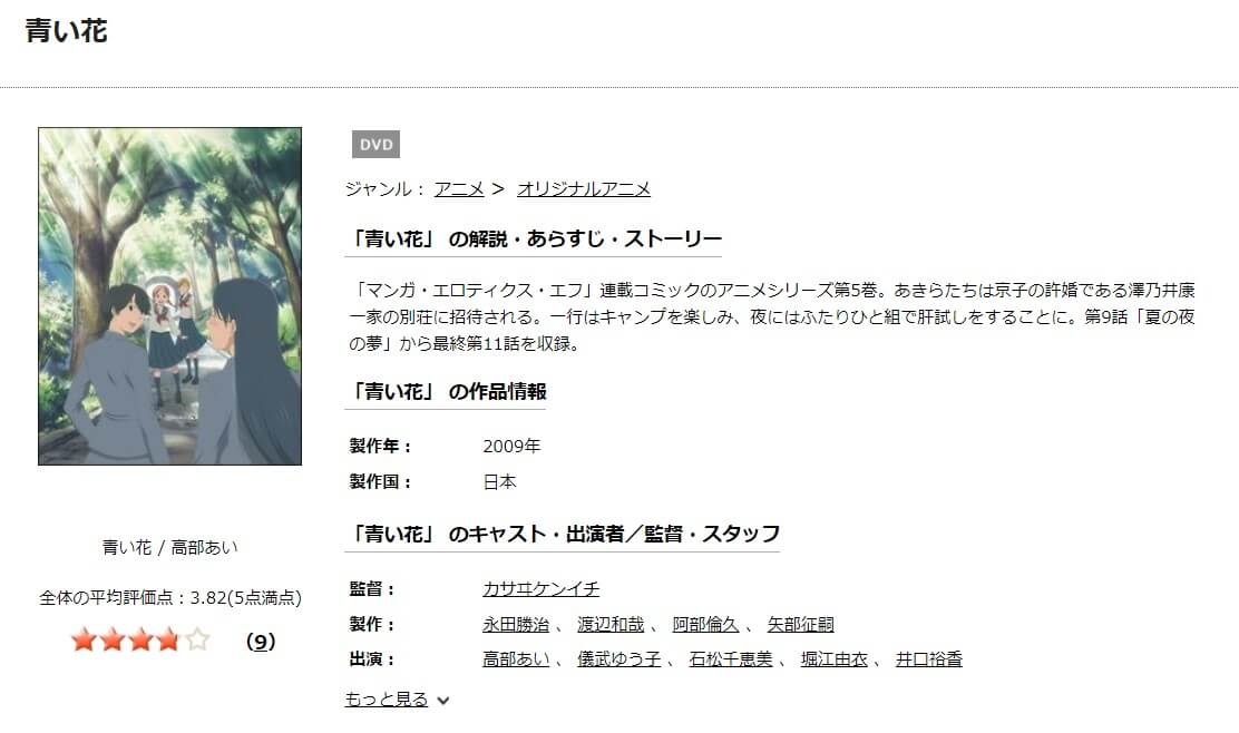 TSUTAYA DISCAS　青い花