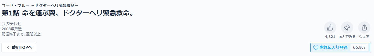 コードブルー1（シーズン1）