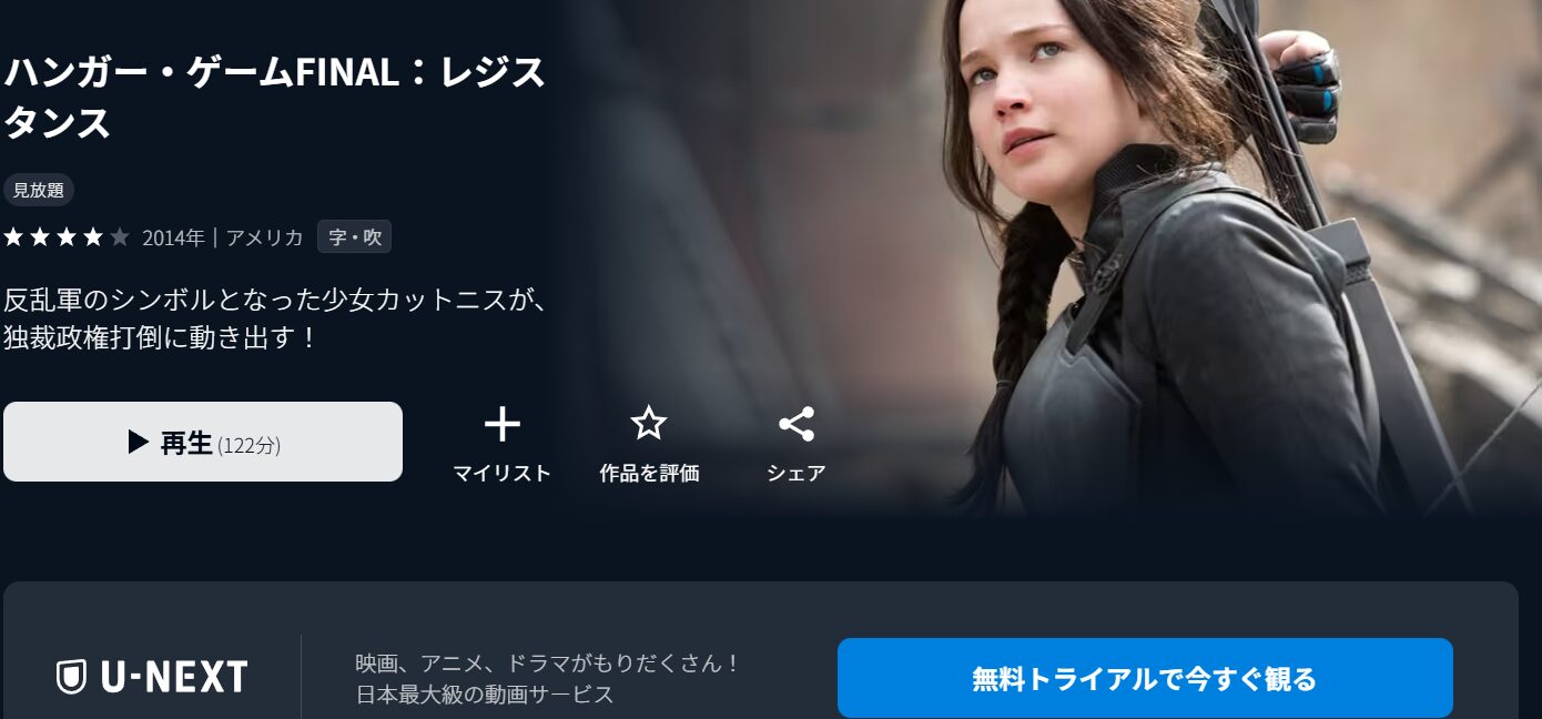 ハンガー・ゲーム FINAL: レジスタンス