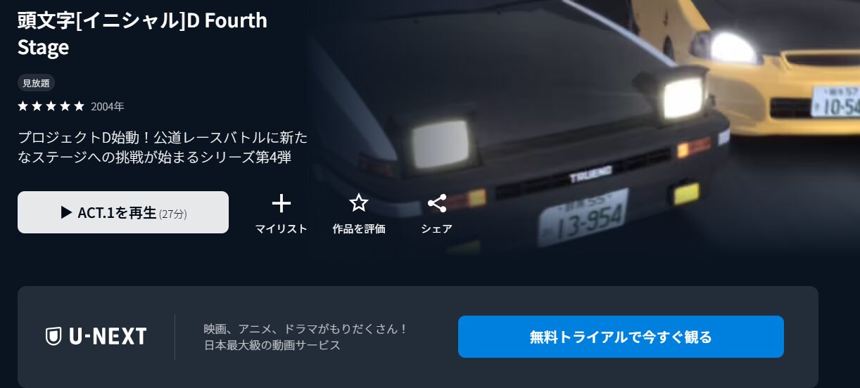 頭文字D Fourth Stage