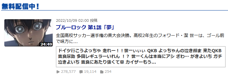 ブルーロック（1期）