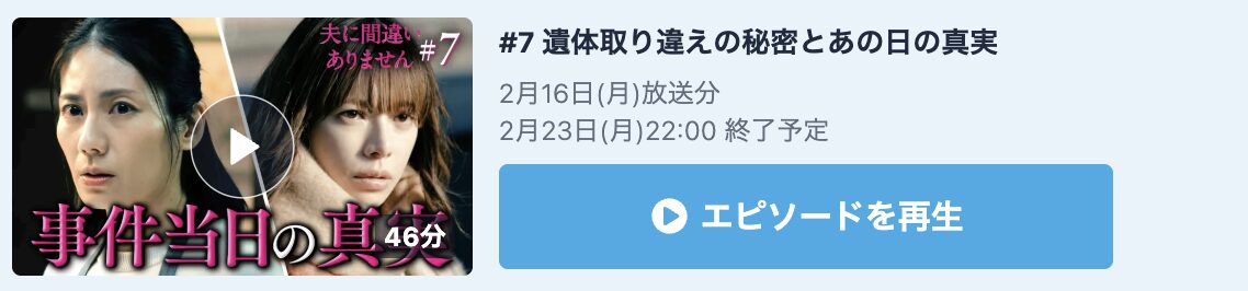 夫に間違いありません 見逃し配信