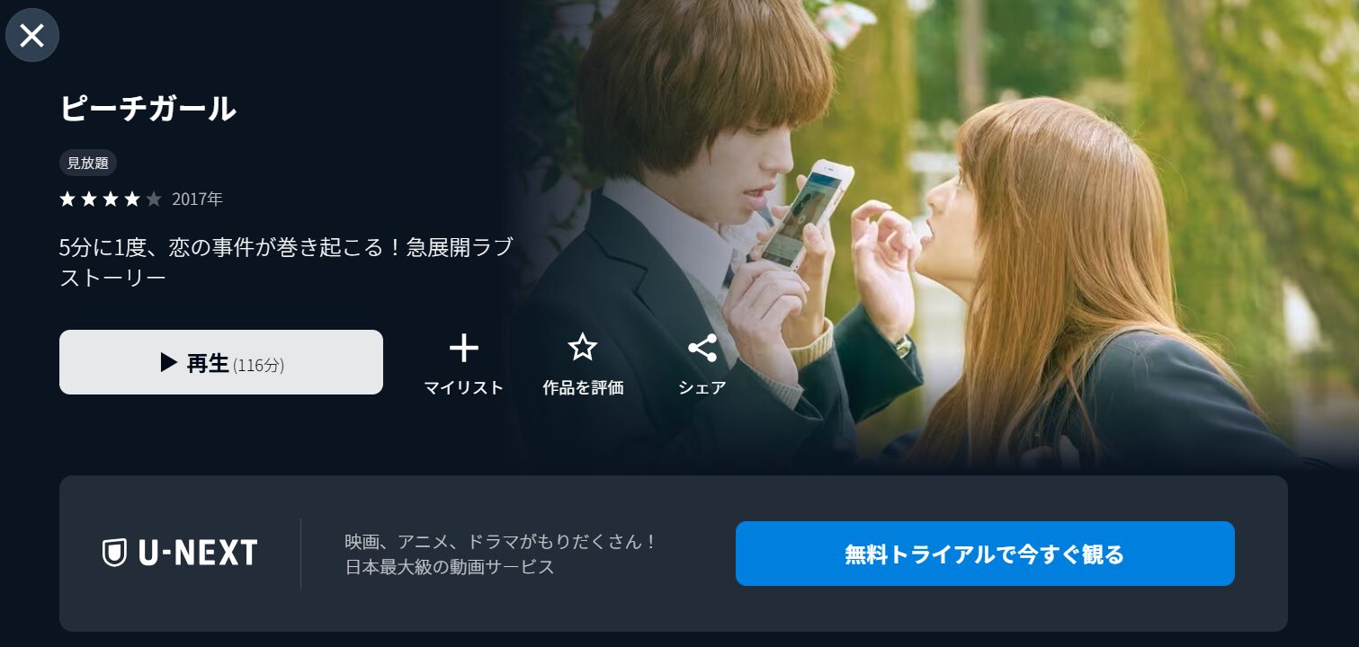 映画「ピーチガール」