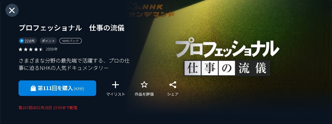 ”プロフェッショナル