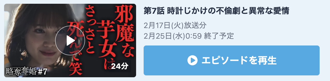 略奪奪婚 見逃し配信