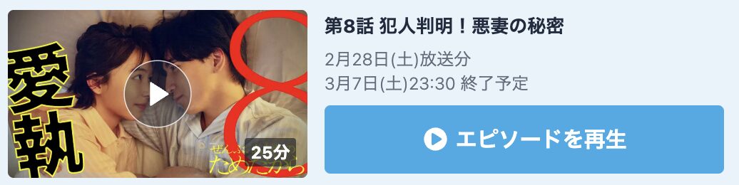 ぜんぶ、あなたのためだから 見逃し配信