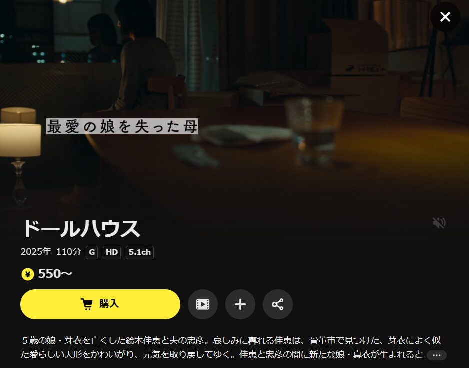 DMM TVのドールハウス配信画像