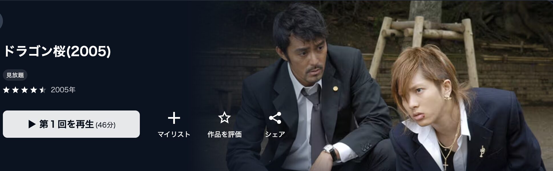 U-NEXTのドラゴン桜(2005)配信画像