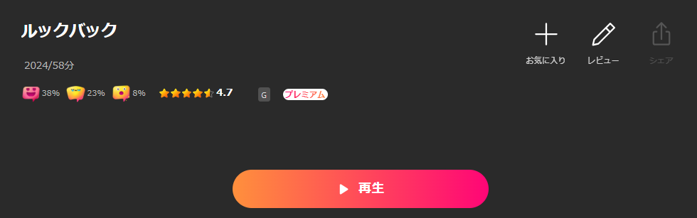 Leminoのルックバック配信画像