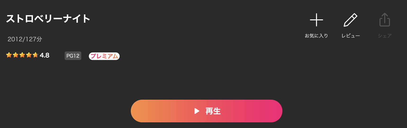 Leminoのストロベリーナイト配信画像