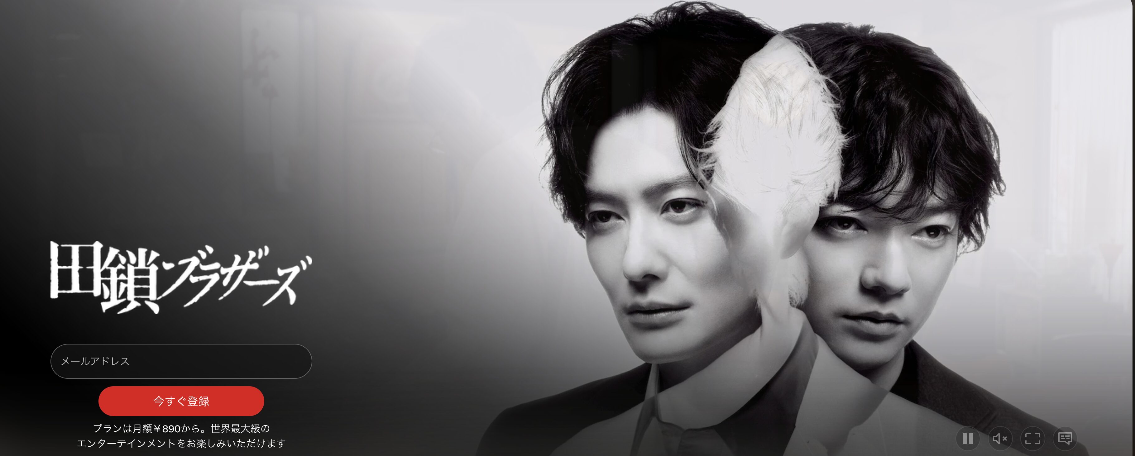 Netflixの田鎖ブラザーズ配信画像