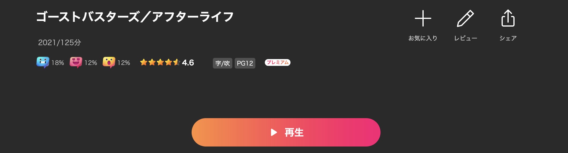 Leminoのゴーストバスターズ/アフターライフ配信画像