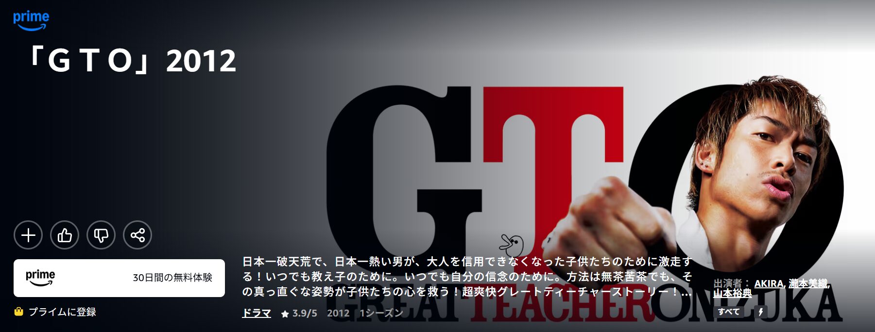 TSUTAYA DISCASのGTO(2012年)