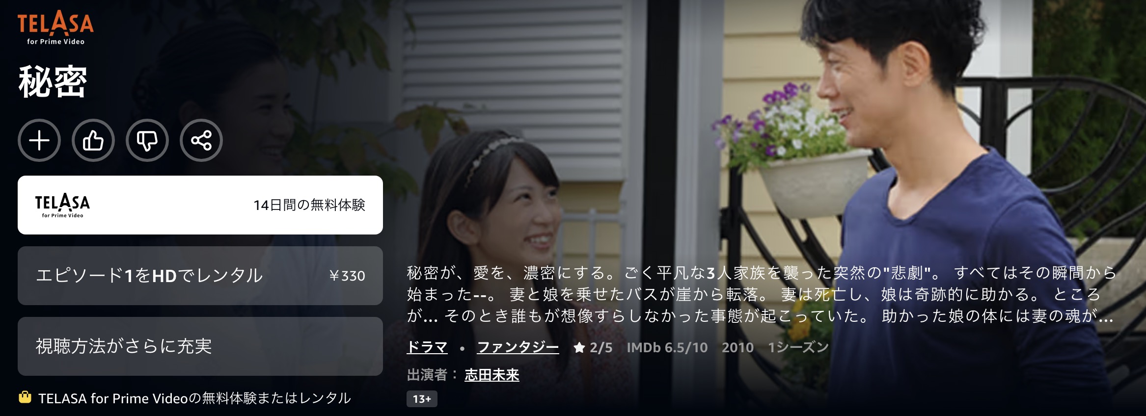 Amazonプライムの秘密配信画像