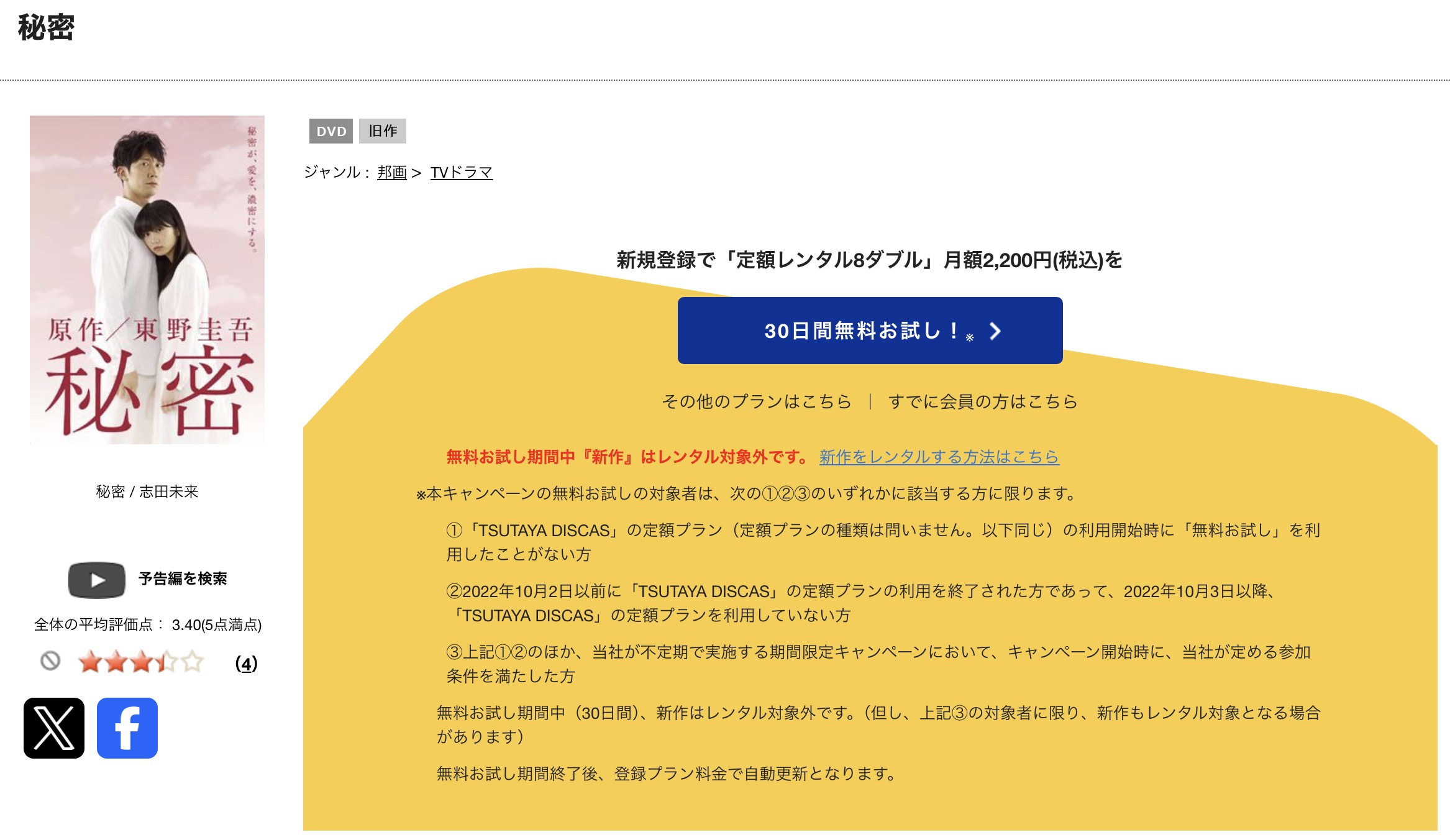 TSUTAYA DISCASの秘密