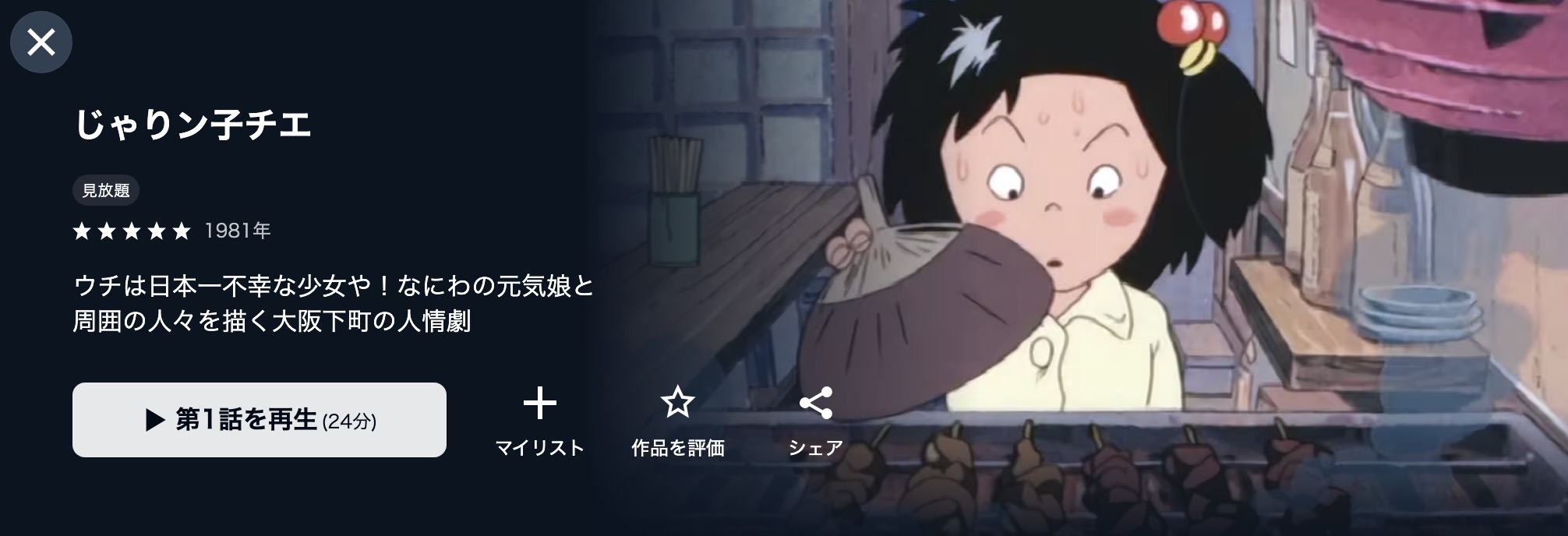 じゃりン子チエ配信画像