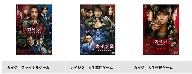 TSUTAYA DISCASのカイジ（実写）