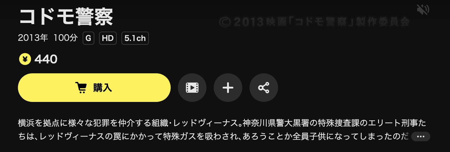 DMM TVのコドモ警察配信画像