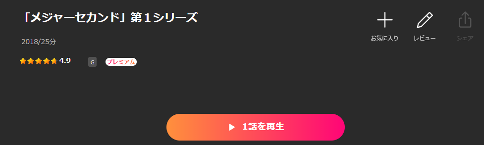 Leminoのメジャー2nd(1期)配信画像