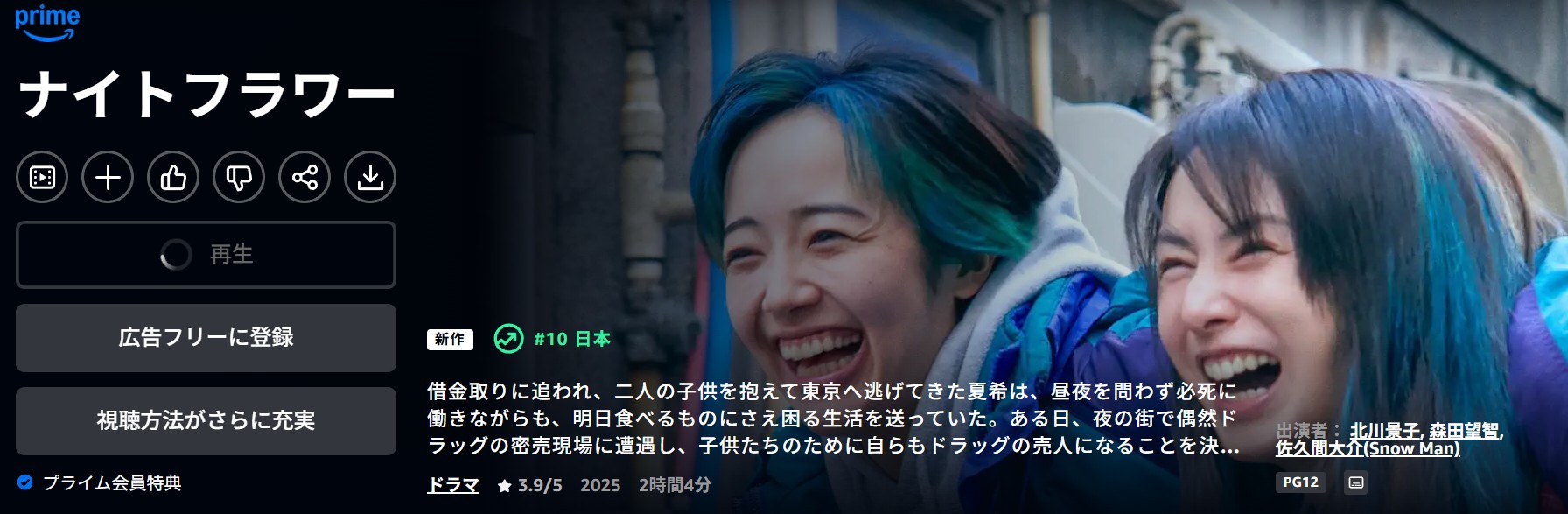 Amazonプライムの配信画像