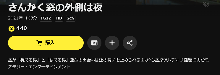 DMM TVのさんかく窓の外側は夜（実写）配信画像