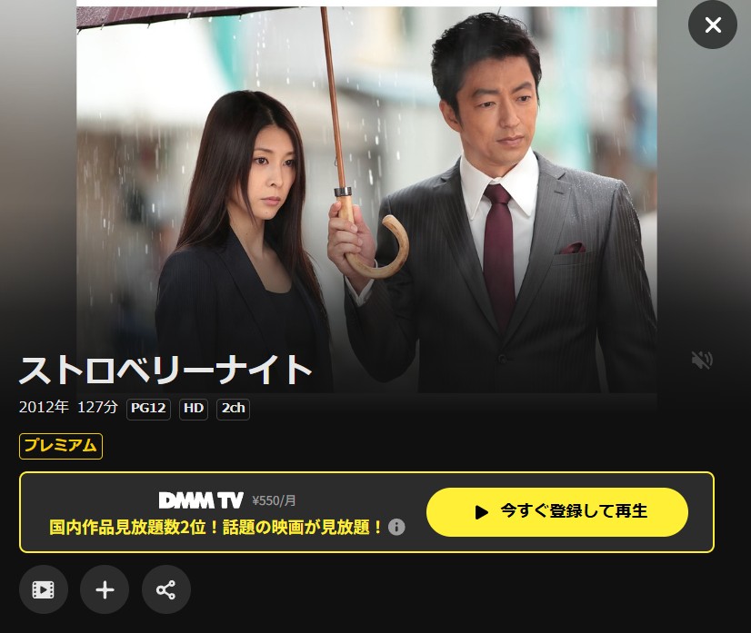 DMM TVのストロベリーナイトシリーズ配信画像