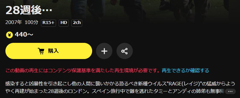 DMM TVの28週後...配信画像
