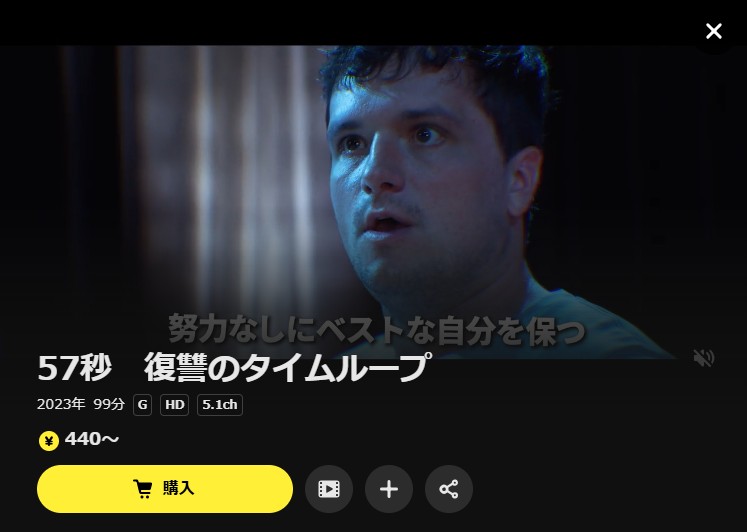 DMM TVの57秒 復讐のタイムループ配信画像