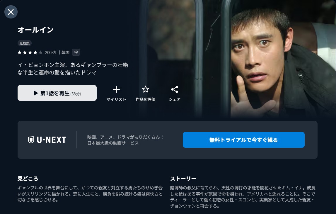 DMM TVのオールイン配信画像