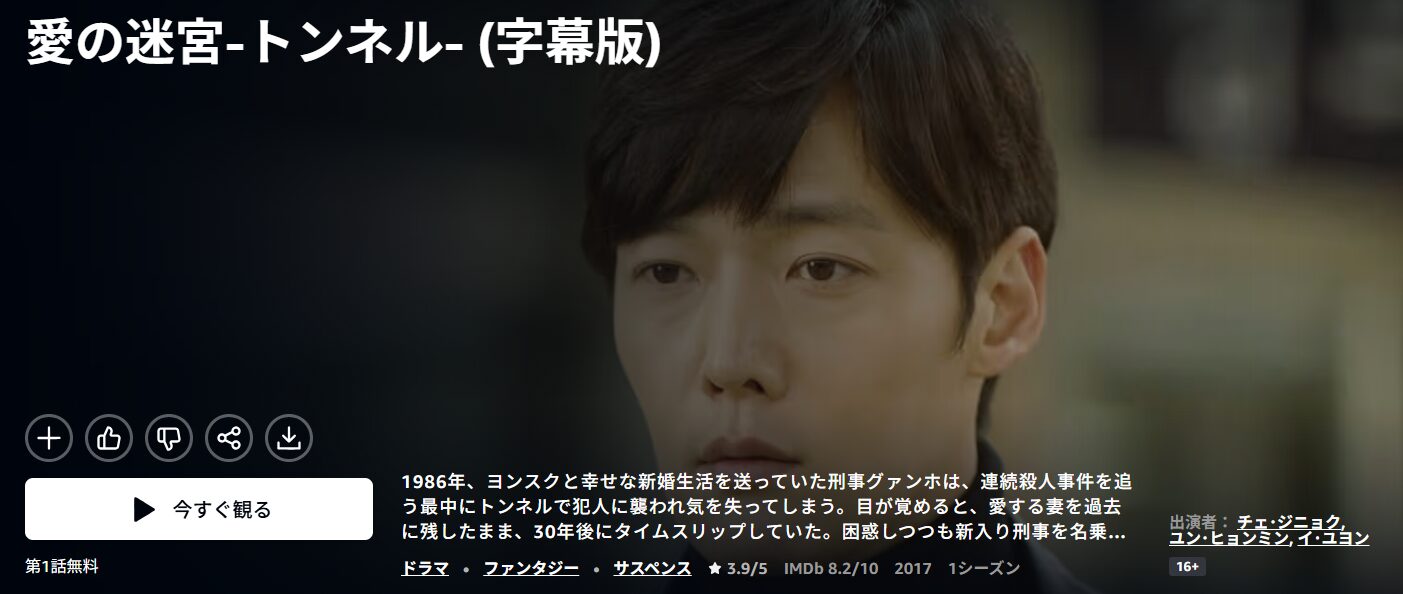 Amazonプライムの愛の迷宮配信画像