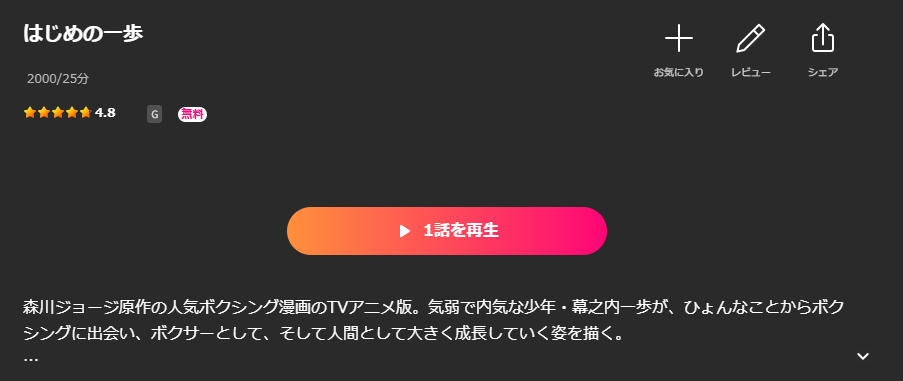 Leminoのはじめの一歩（1期）配信画像