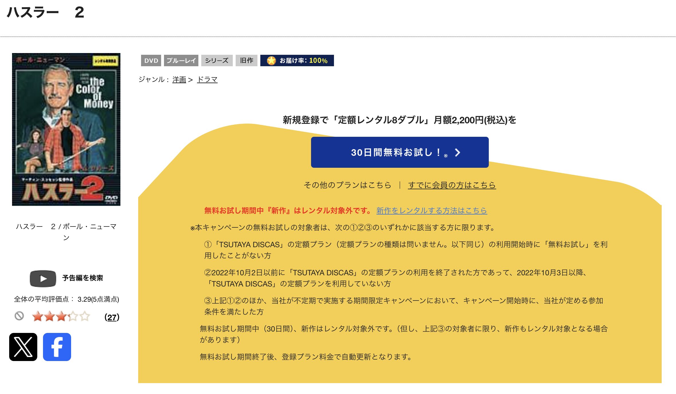 TSUTAYA DISCASのハスラー２