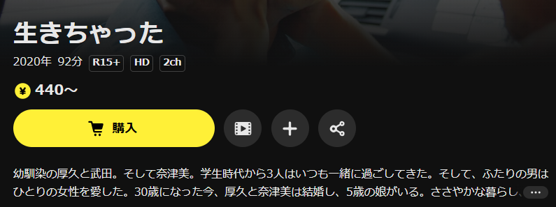DMM TVの生きちゃった配信画像