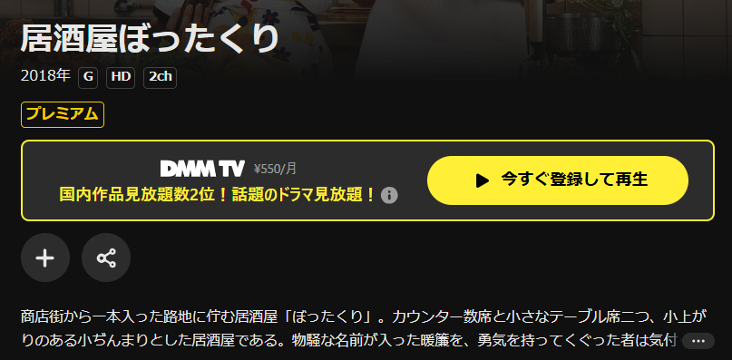 DMM TVの居酒屋ぼったくり配信画像