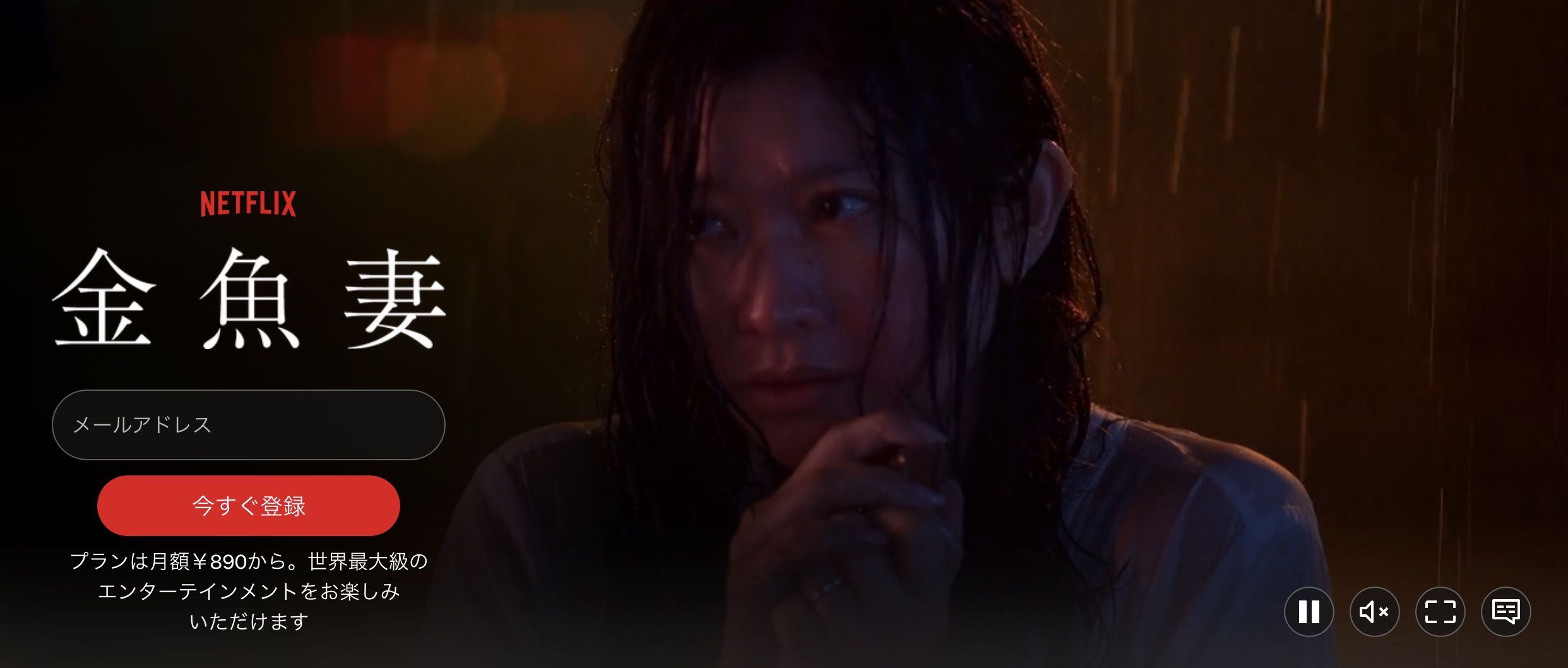 Netflixの金魚妻配信画像