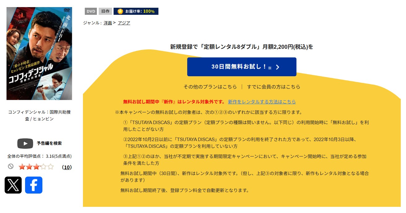 TSUTAYA DISCASのコンフィデンシャル：国際共助捜査
