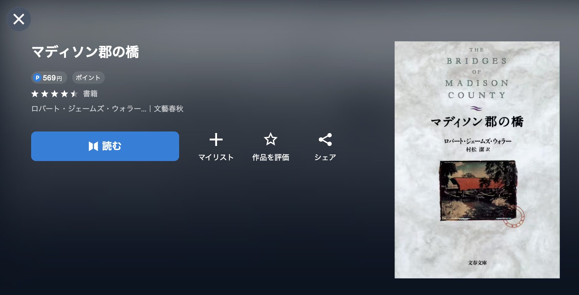 マディソン郡の橋