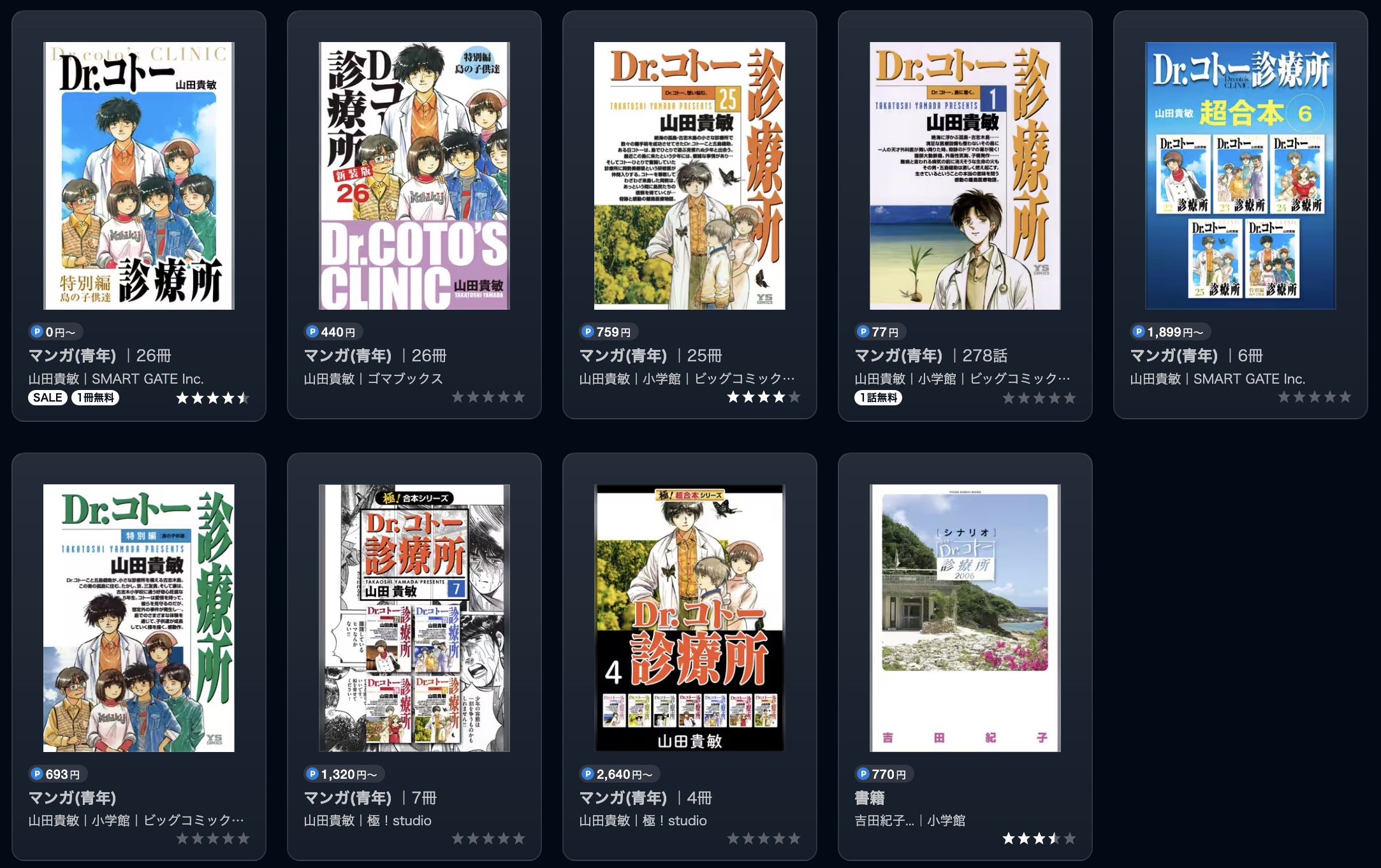 Dr.コトー診療所書籍画像