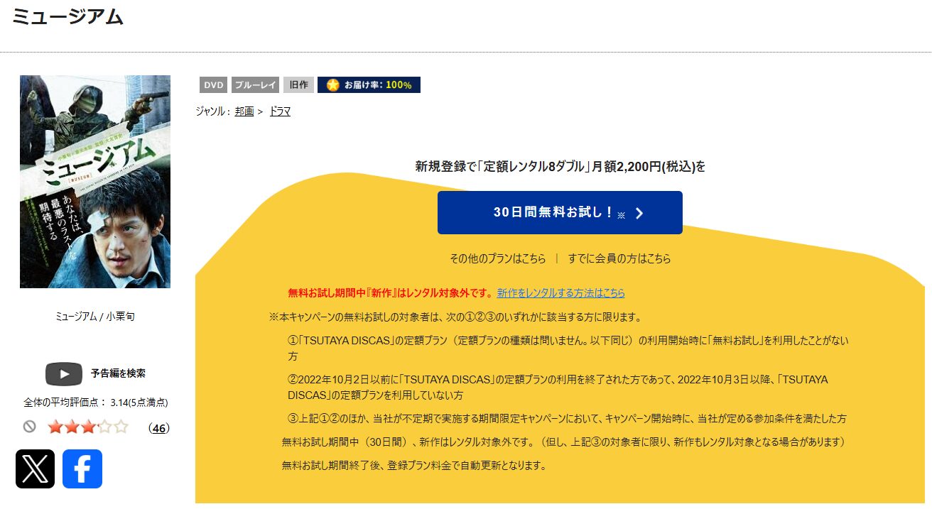 TSUTAYA DISCASのミュージアム
