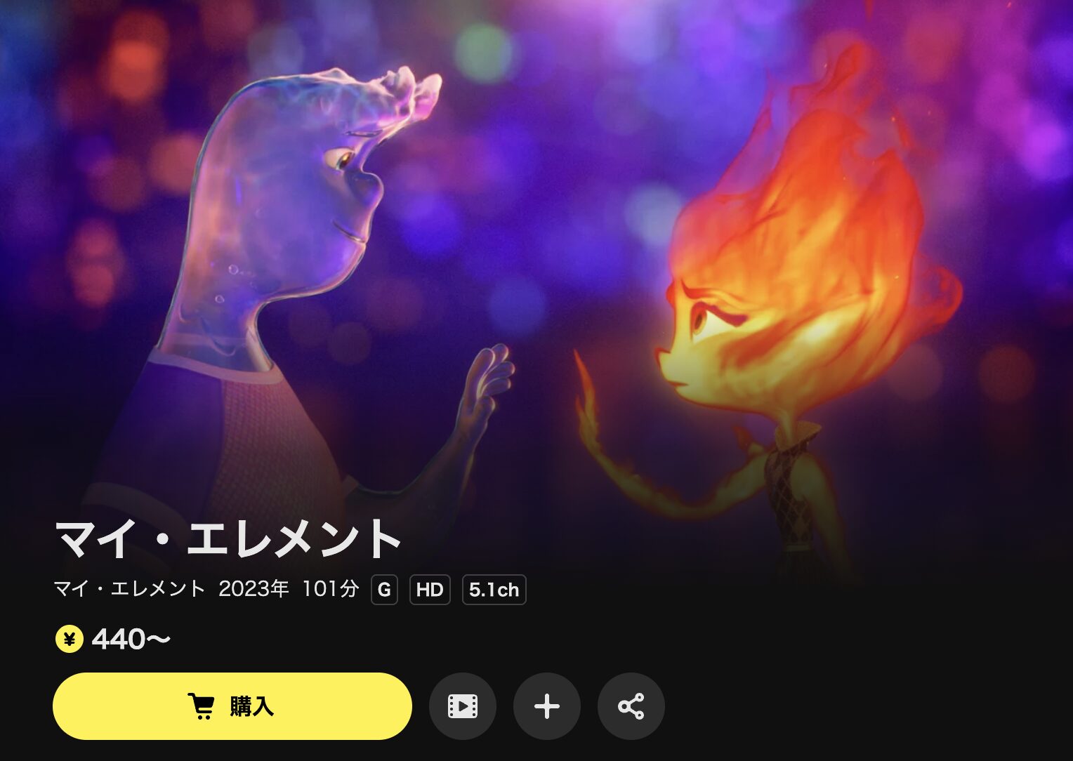 DMM TVのマイ・エレメント配信画像
