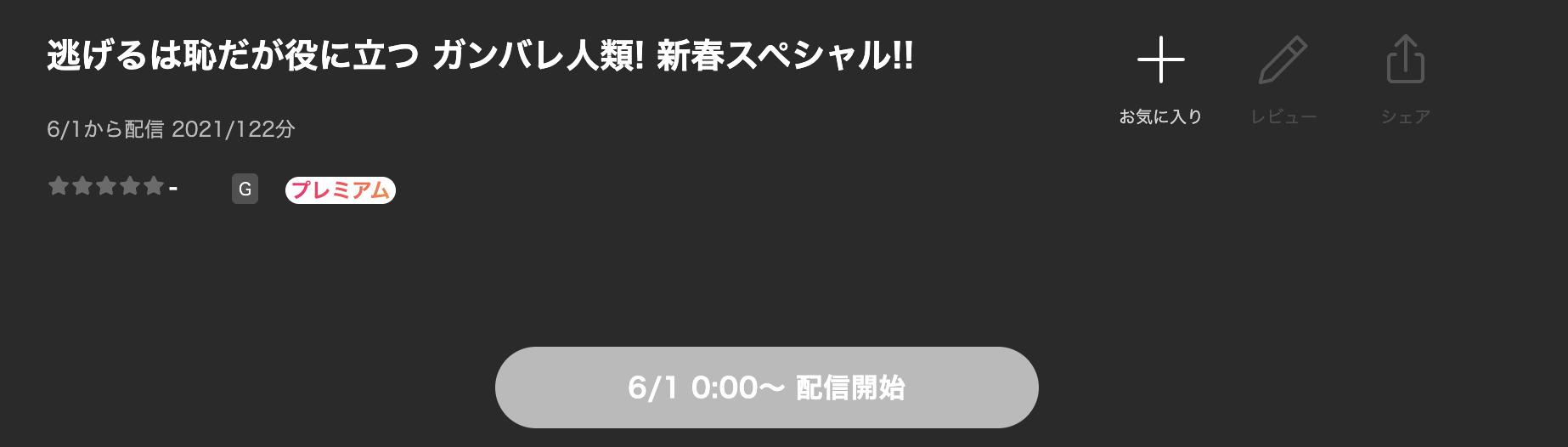 Leminoの逃げるは恥だが役に立つガンバレ人類!新春スペシャル!!配信画像