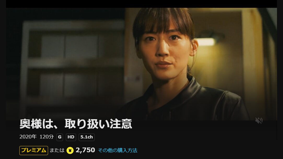 DMM TVの劇場版 奥様は、取り扱い注意配信画像