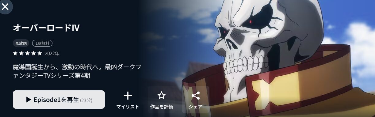 オーバーロードIV 4期